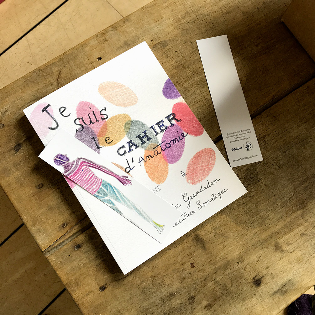 La seconde édition du livre d'anatomie écrit, dessiné et conçu par Irène Grandadam à commander en ligne